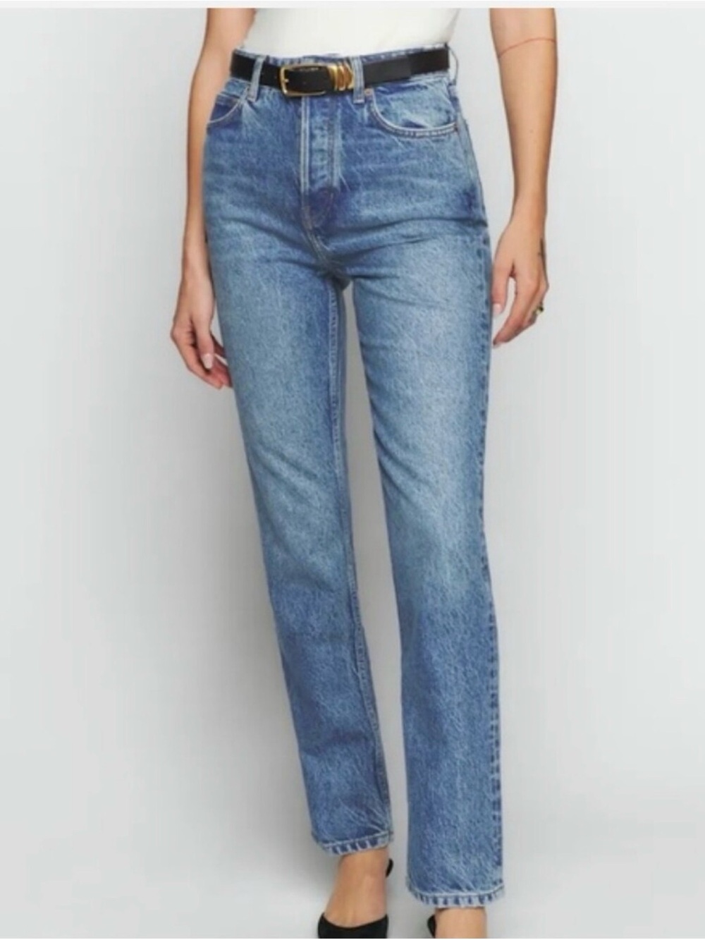 Reformation Cynthia High-Rise Straight Leg Women's Jeans